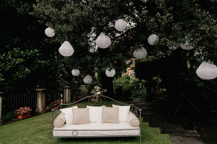 Lago di Como – Sofa für das Brautpaar