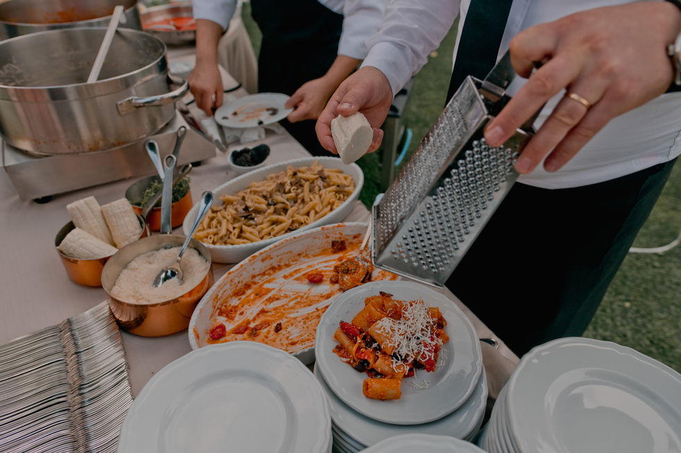 Lago di Como – Buffet an der Hochzeit