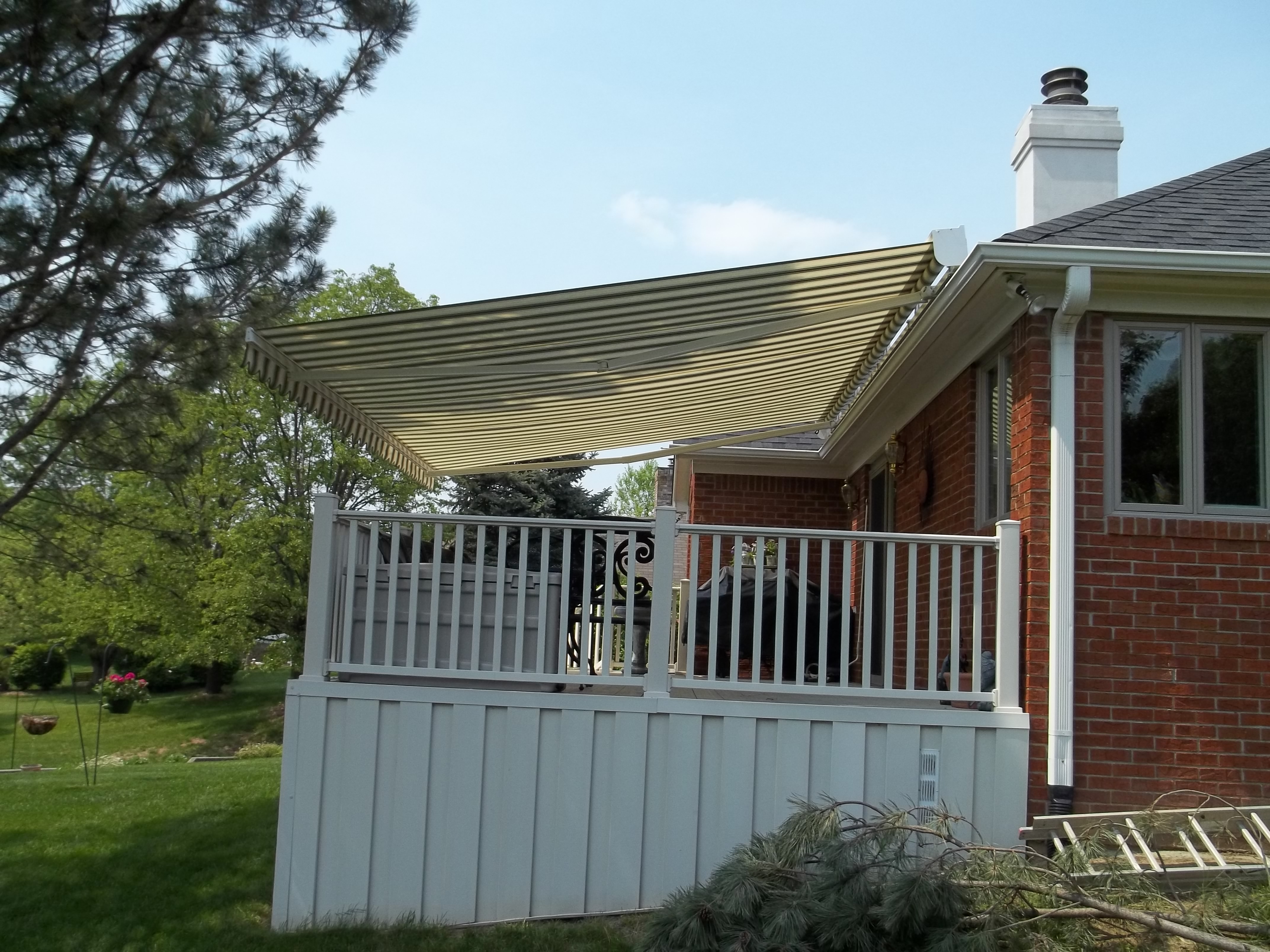 Retractable Awning Roof Mount Indianapolis, IN Shade By Design
