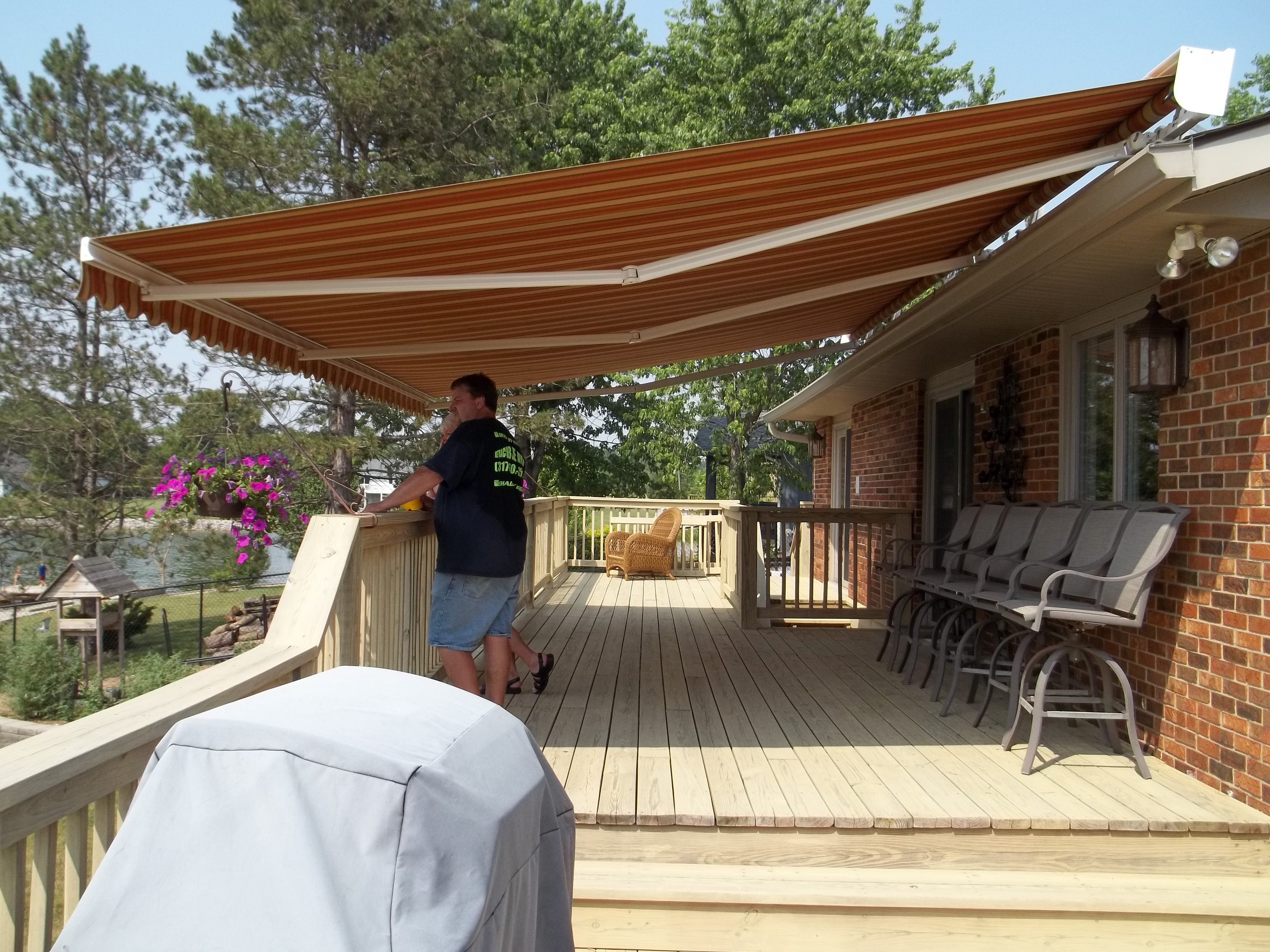 Retractable Awning Roof Mount Indianapolis, IN Shade By Design