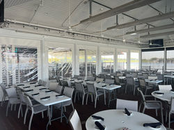 interior view of vinyl motorized screens