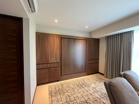 Murphy Bed in V Marina Condo in Puerto Vallarta. Floor plan Den in V Marina with Murphy Bed.
