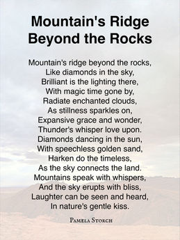 Mountain's Ridge Beyond the Rocks Poem