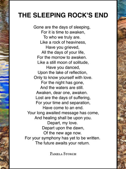 The Sleeping Rock's End Poem