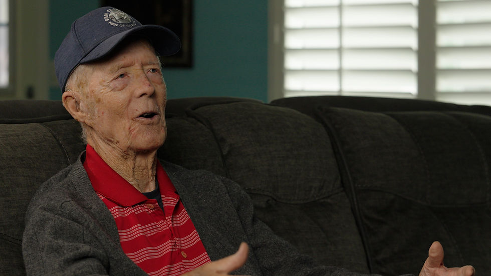 Don Hage being interviewed