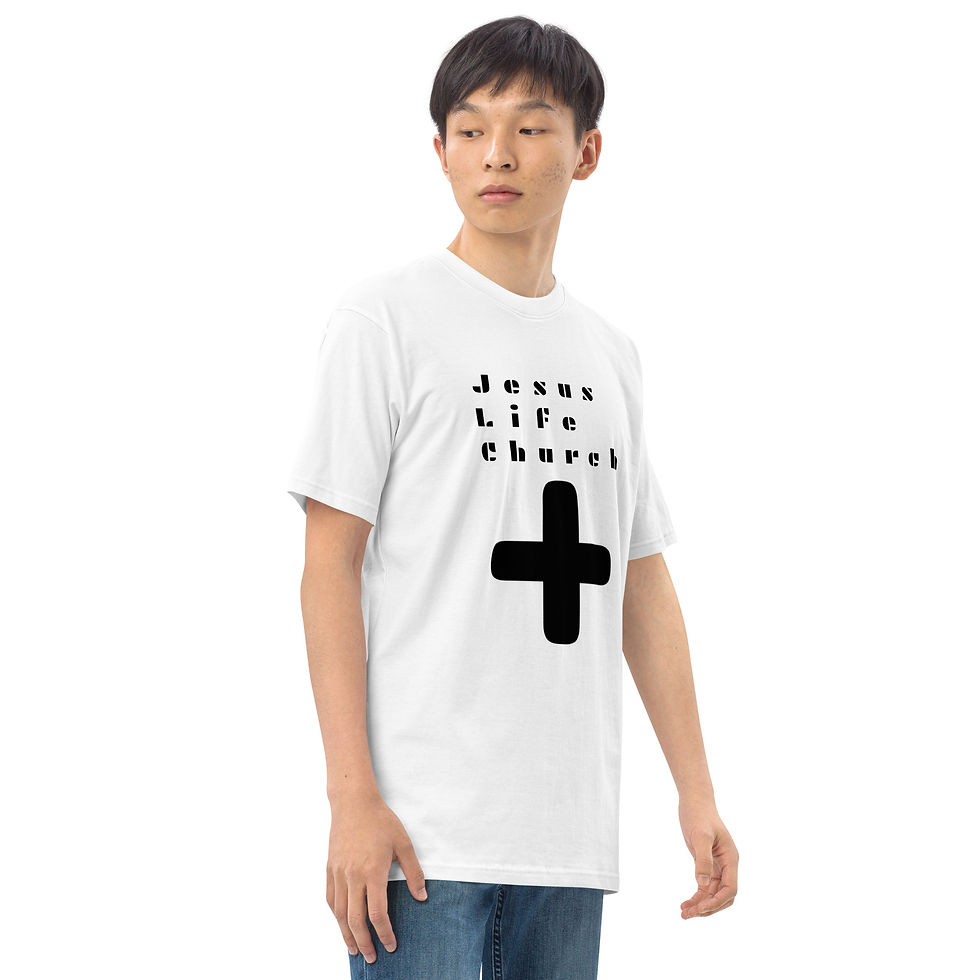 Thumbnail: Jesus Life Church premium heavyweight tee