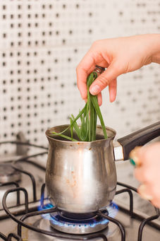 Elixir de novembro - Chá de Capim Cidreira com limão