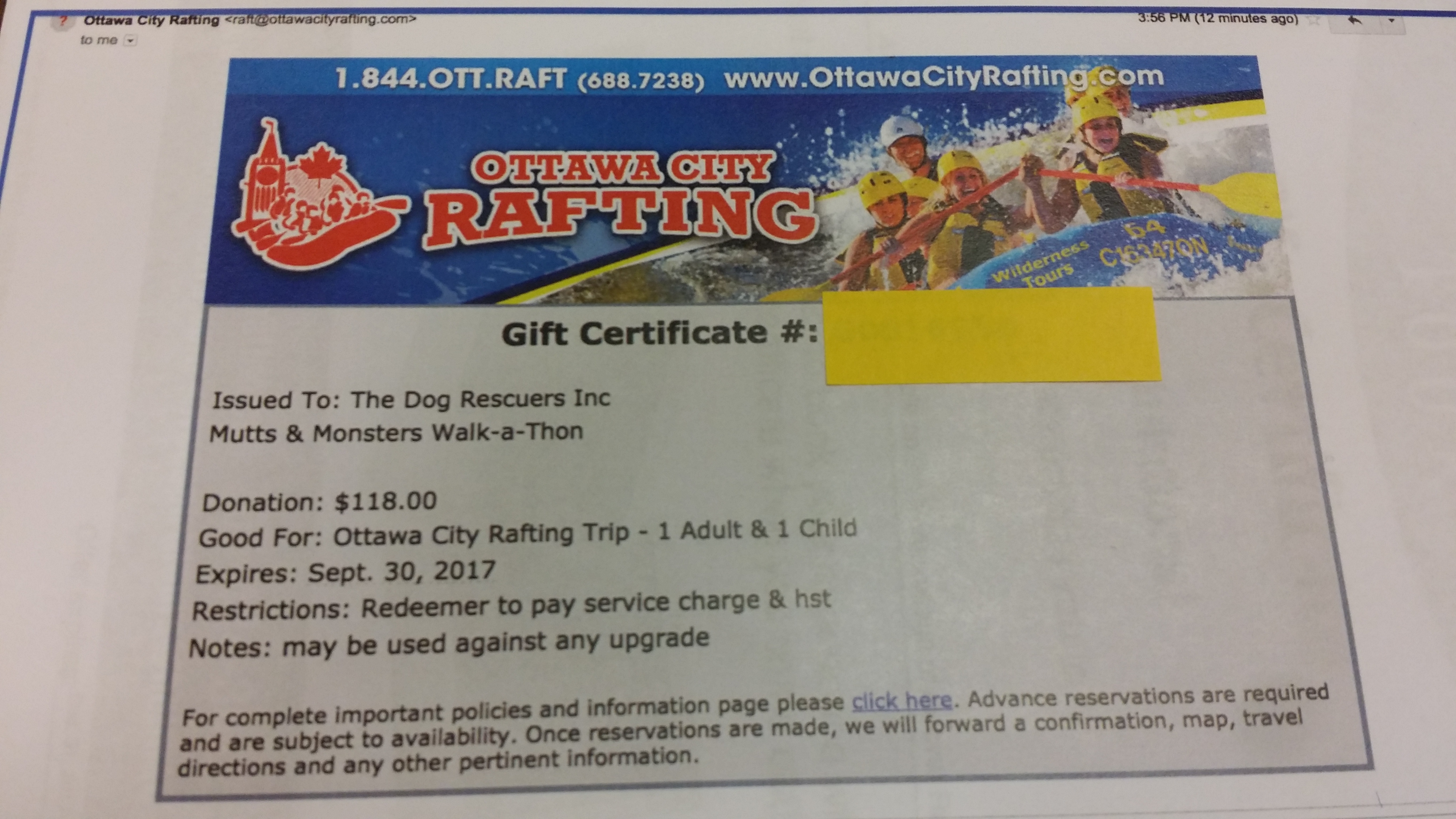 Rafting Trip