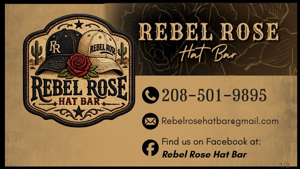 Rebel Rose Hat Bar