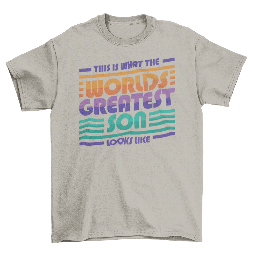 Thumbnail: World's gratest son t-shirt