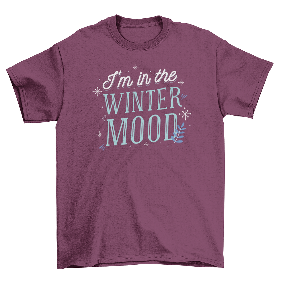Thumbnail: Winter mood t-shirt design