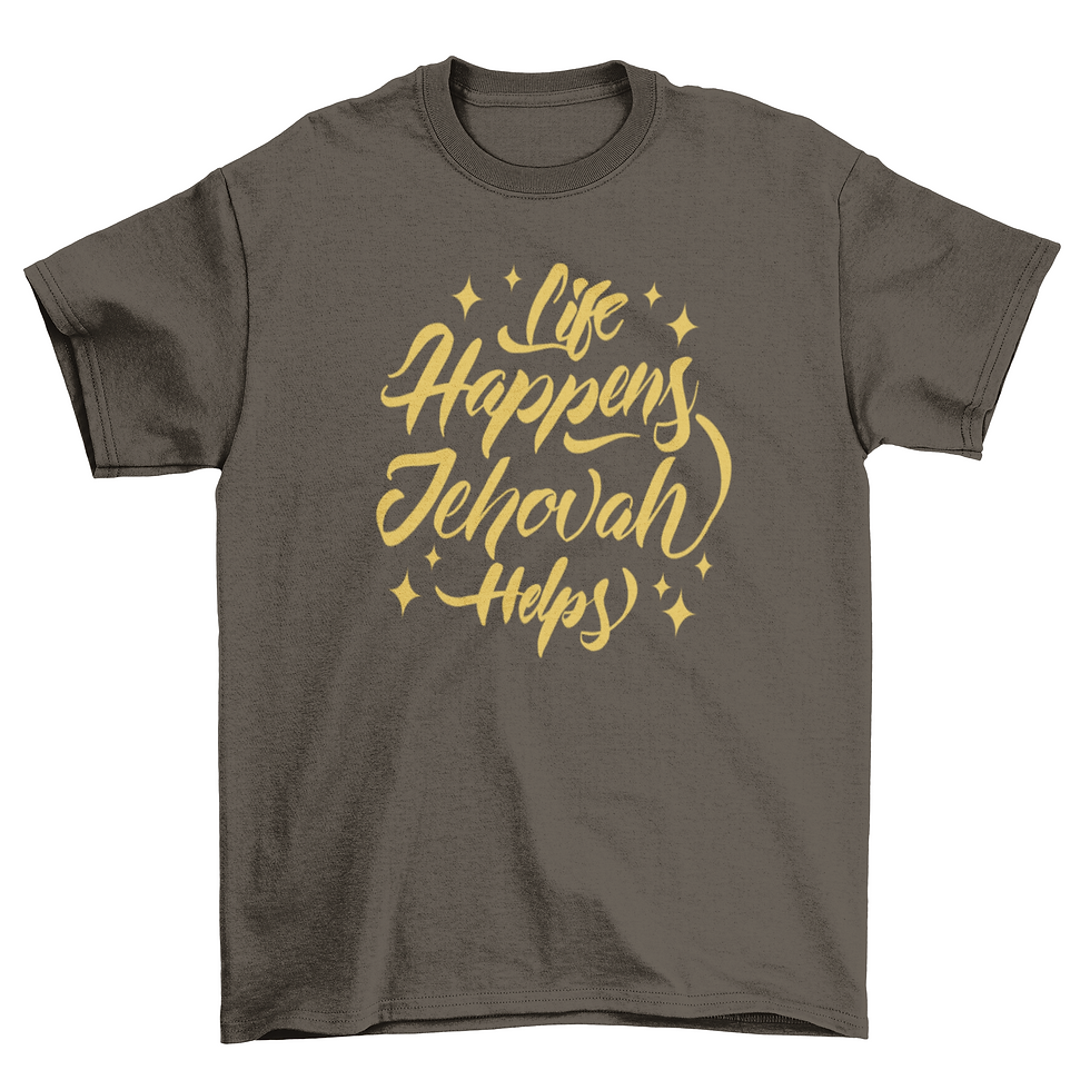Thumbnail: Religion quote lettering t-shirt
