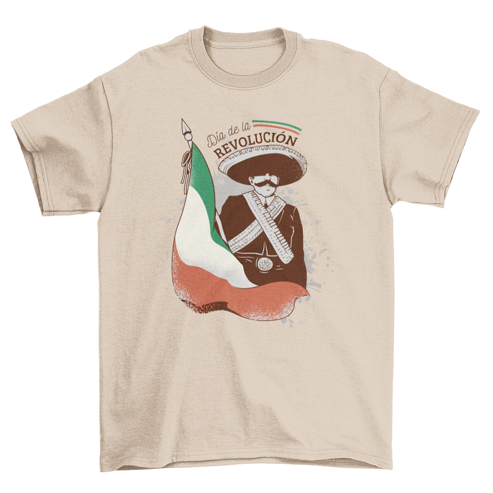 Thumbnail: Mexican revolution day t-shirt design