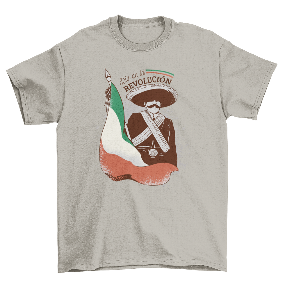 Thumbnail: Mexican revolution day t-shirt design