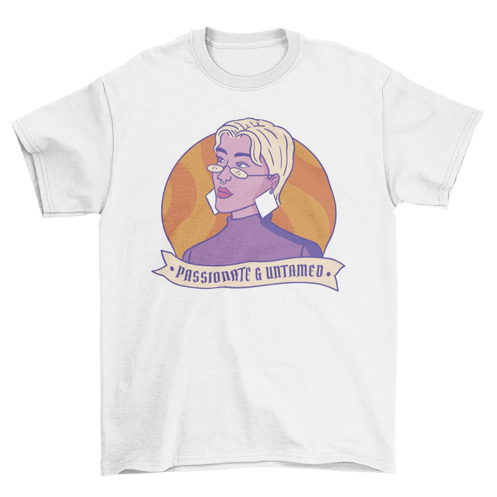 Thumbnail: Strong woman with glasses t-shirt