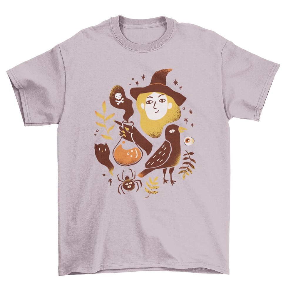 Thumbnail: halloween elements t-shirt