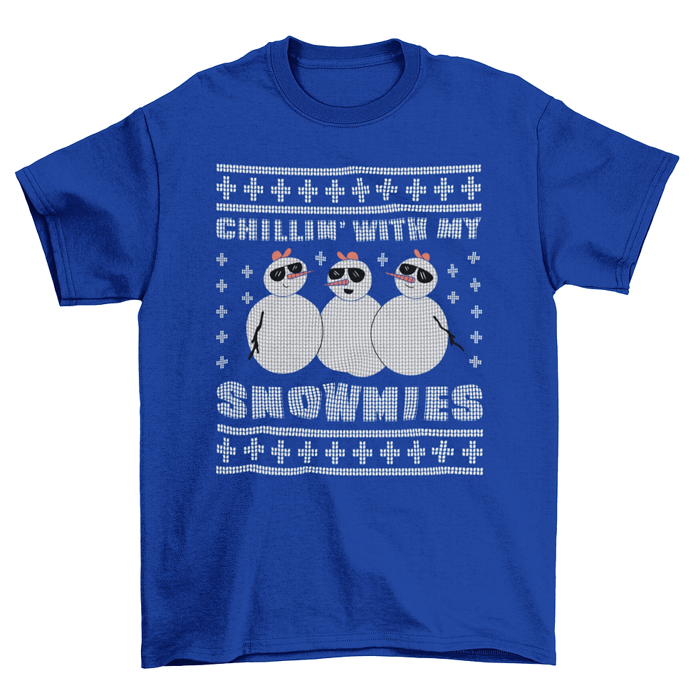 Thumbnail: Chilling snowmies t-shirt