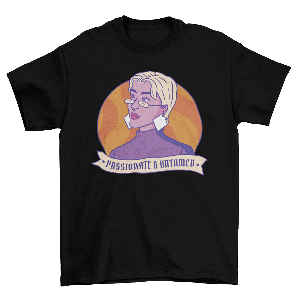 Thumbnail: Strong woman with glasses t-shirt