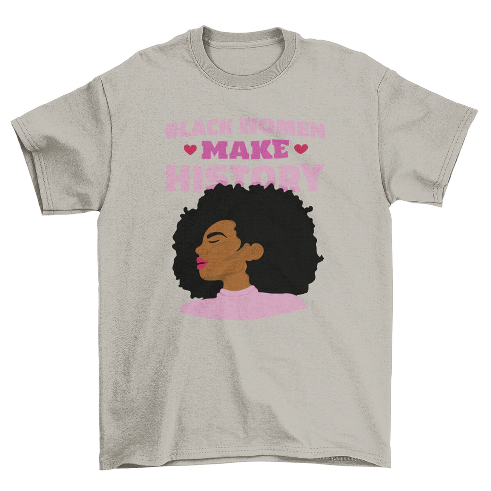 Thumbnail: Black women feminist quote t-shirt