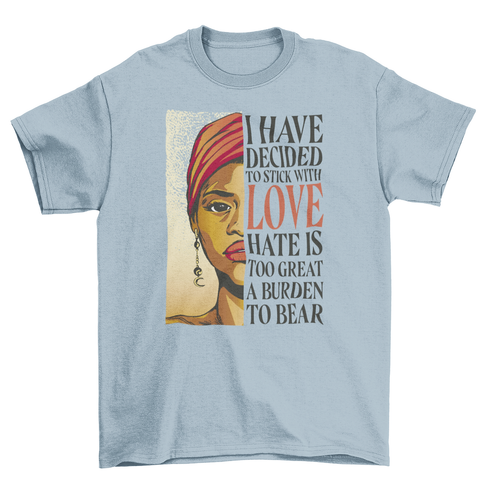 Thumbnail: Stick with love quote t-shirt