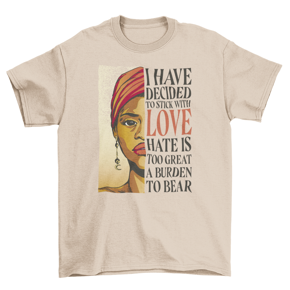 Thumbnail: Stick with love quote t-shirt
