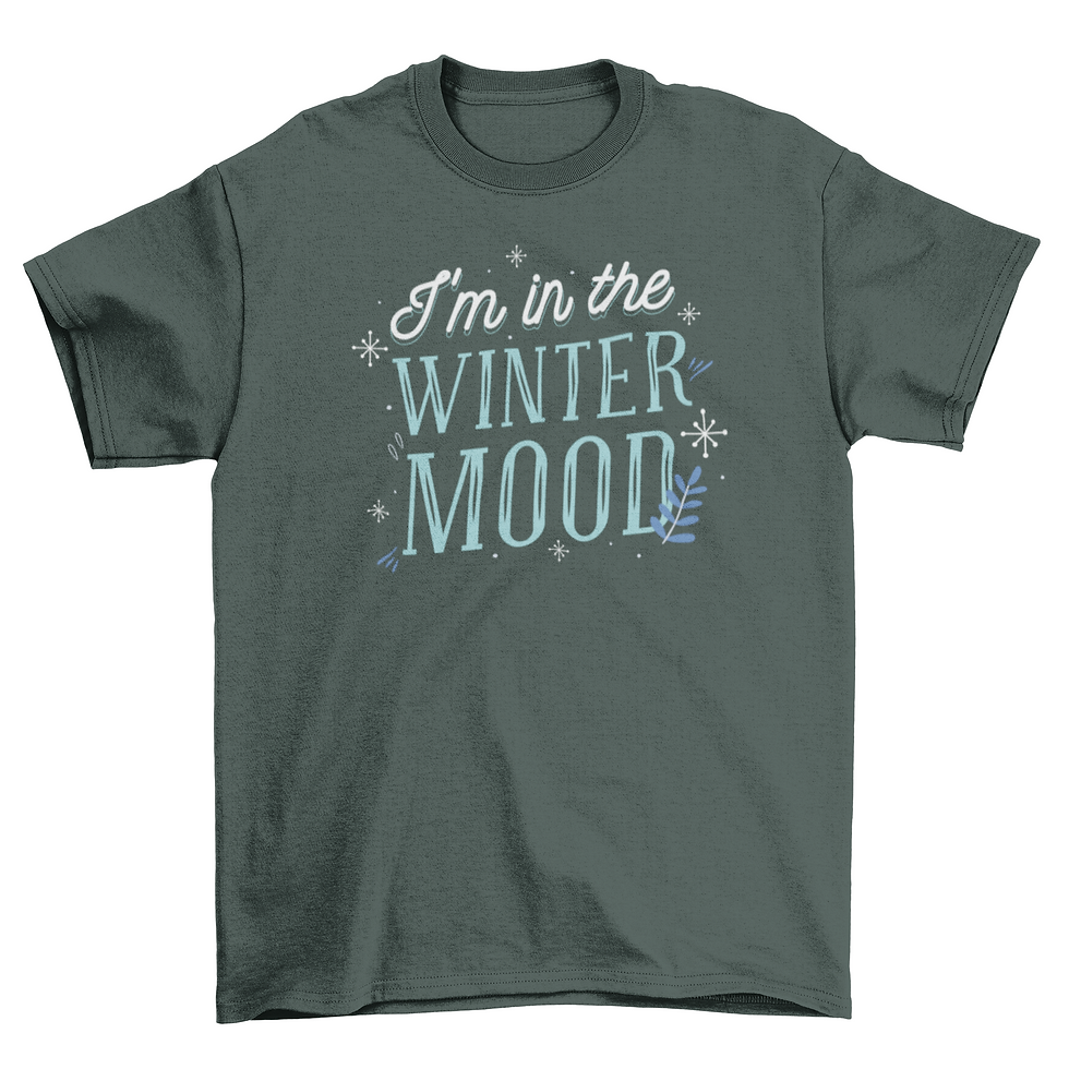 Thumbnail: Winter mood t-shirt design