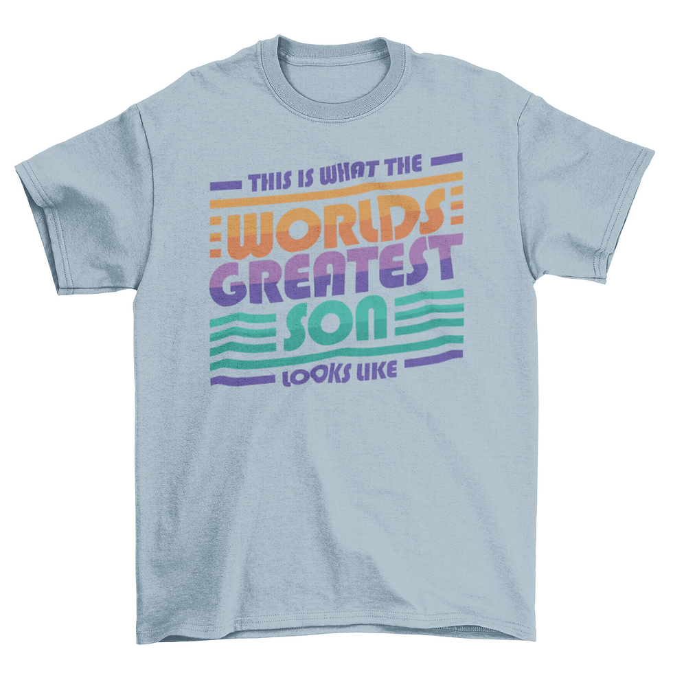 Thumbnail: World's gratest son t-shirt