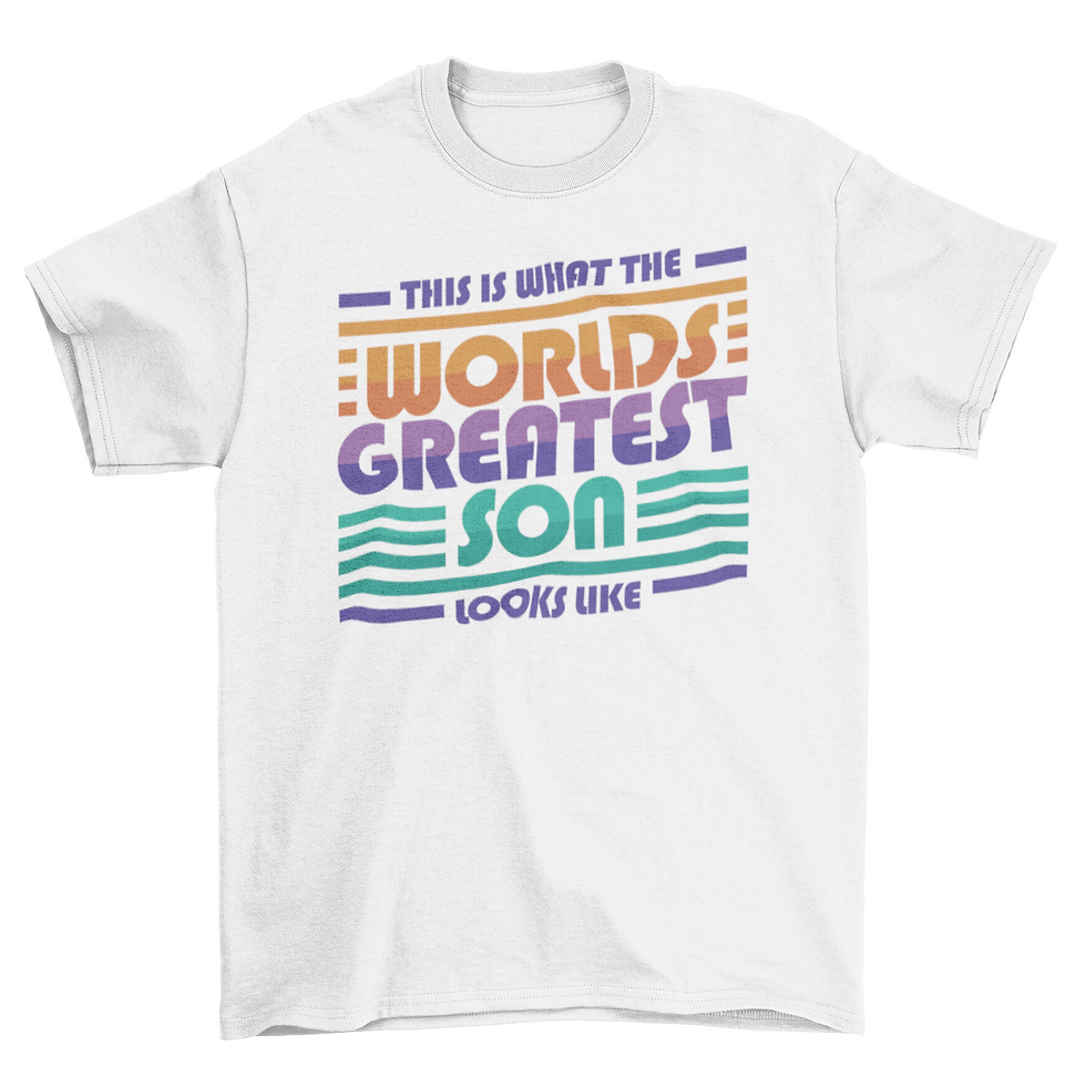 Thumbnail: World's gratest son t-shirt