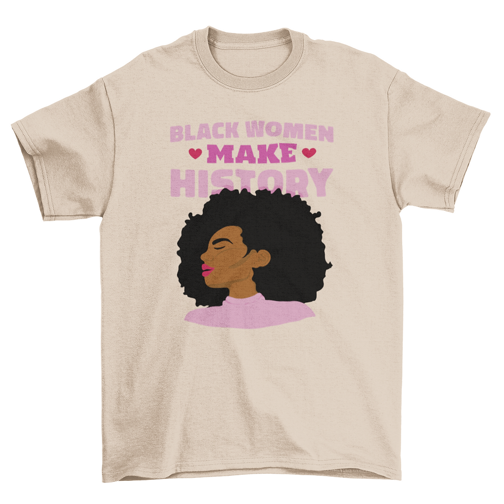 Thumbnail: Black women feminist quote t-shirt