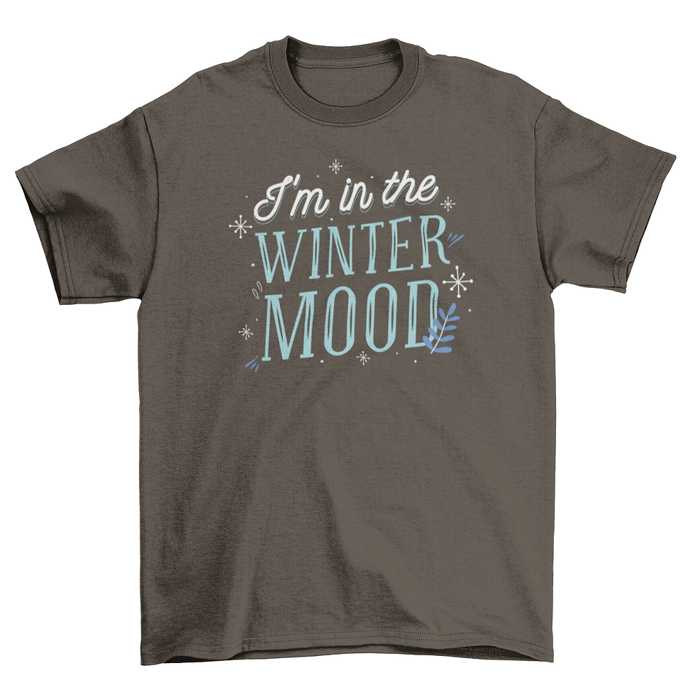 Thumbnail: Winter mood t-shirt design