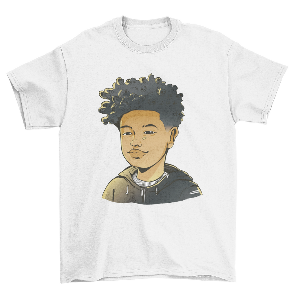 Thumbnail: African american boy t-shirt