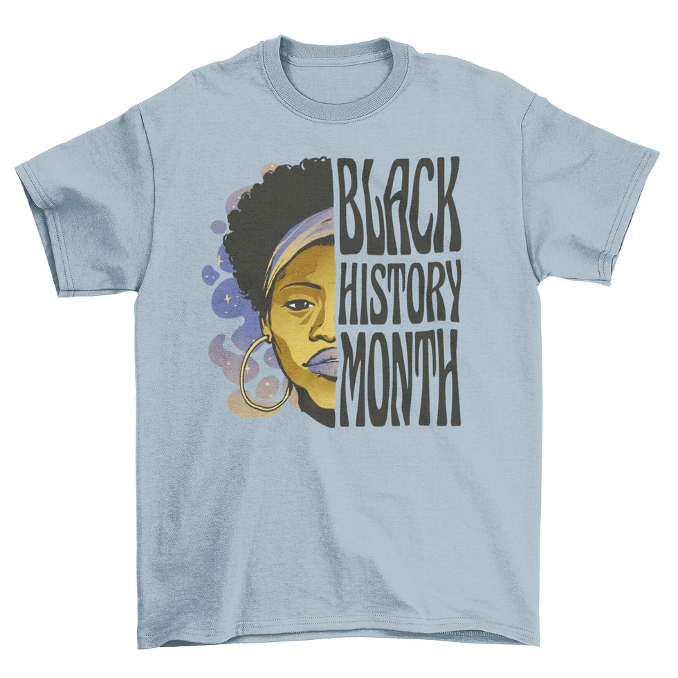 Thumbnail: Black history month woman t-shirt