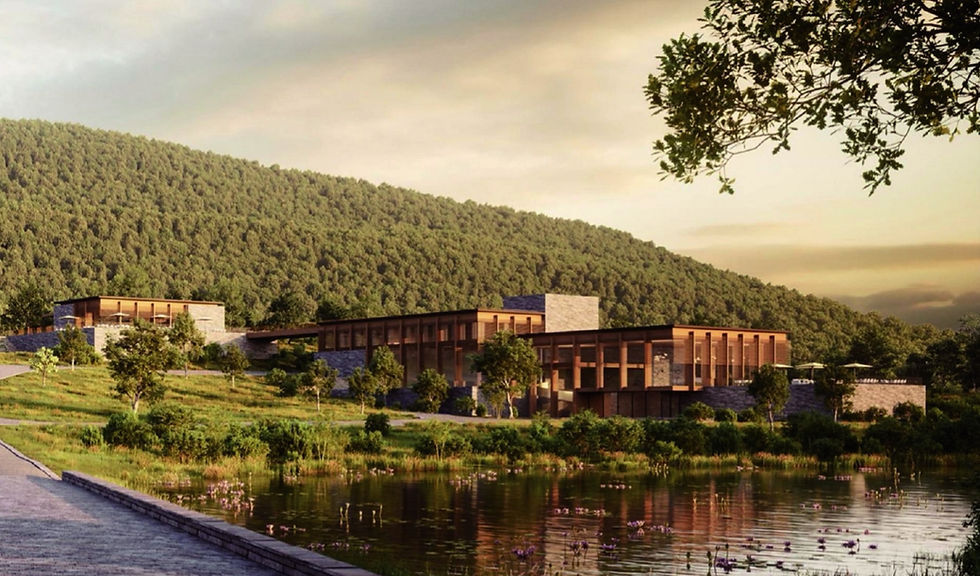 禪修教育中心模擬示意圖