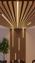 LINEAR METAL BAFFLE CEILING