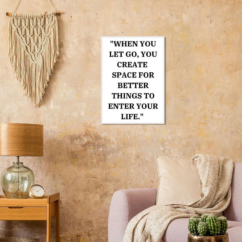 Thumbnail: Ready-to-hang wooden framed poster, Uplifting Wall Art,  High Quality Wall Art