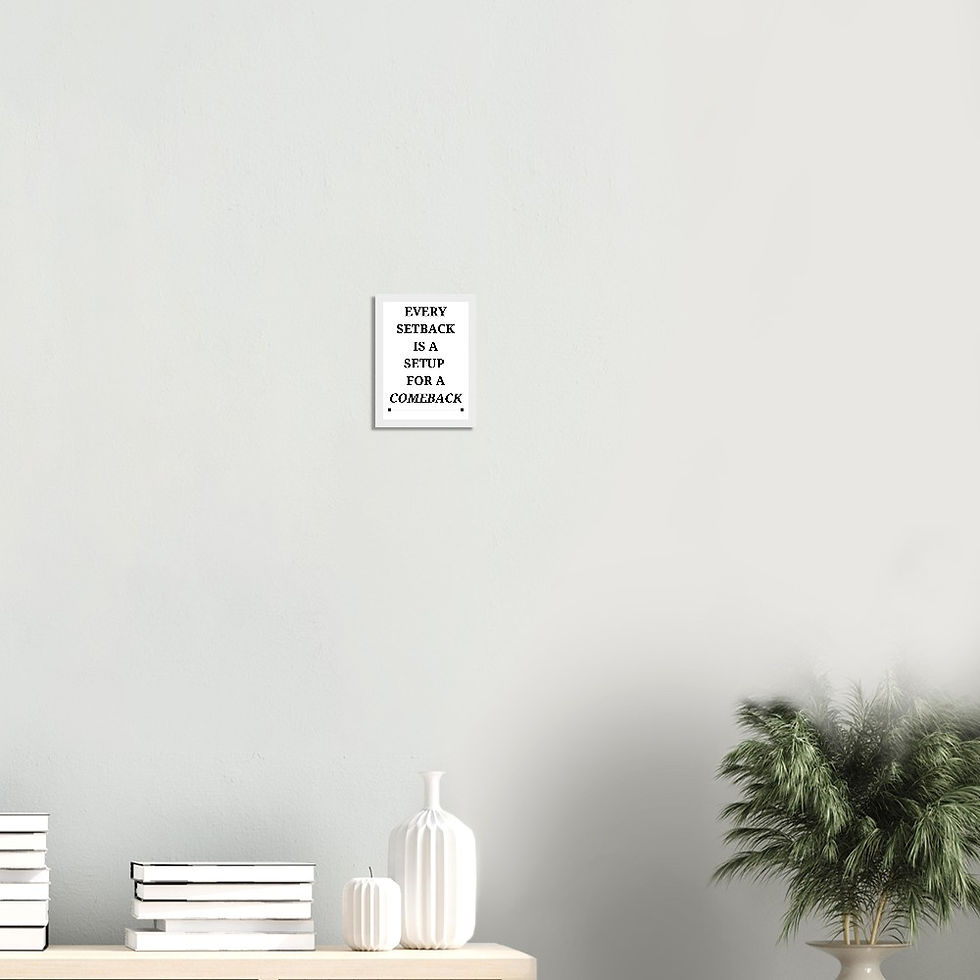 Thumbnail: Ready-to-hang wooden framed poster, Uplifting Office Wall Poster