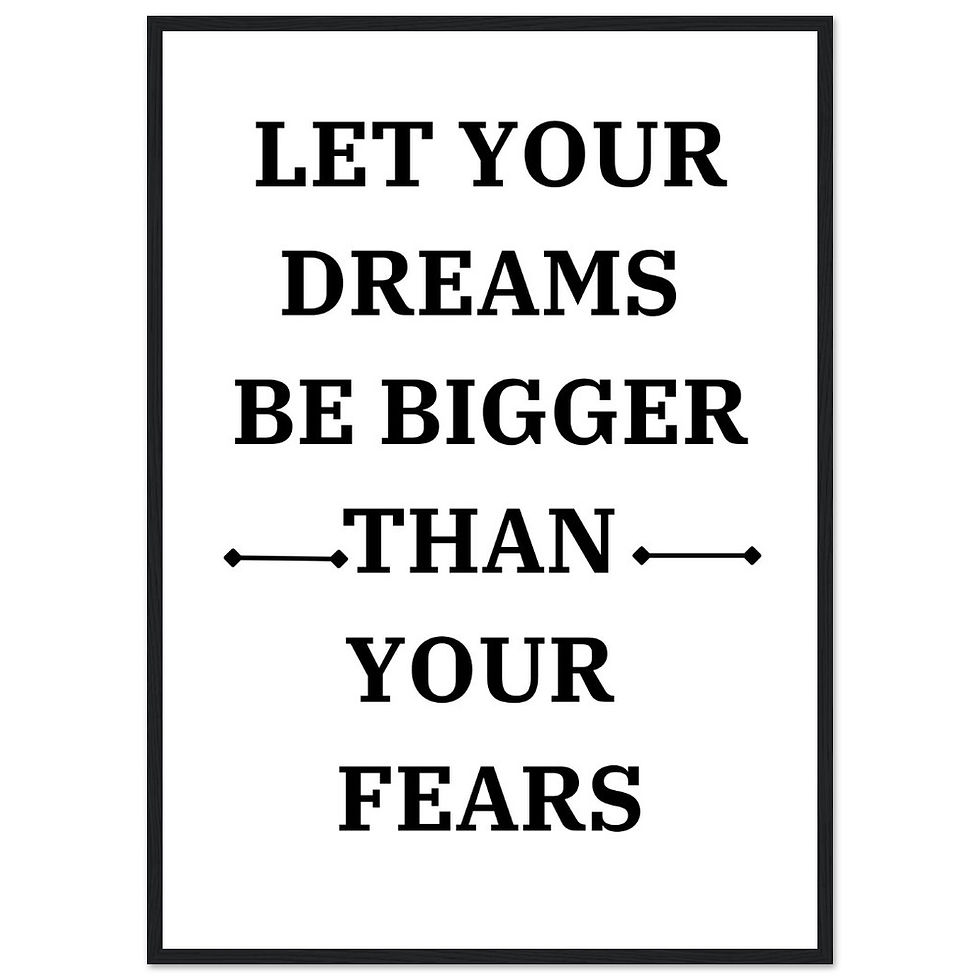 Thumbnail: High Quality Wall Poster, Inspiring Wall Art, Ready-to-hang wooden framed poster