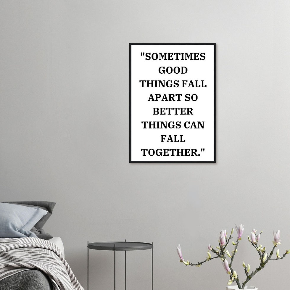 Thumbnail: Ready-to-hang wooden framed poster, Motivating Wall Art, High Quality Wall Art