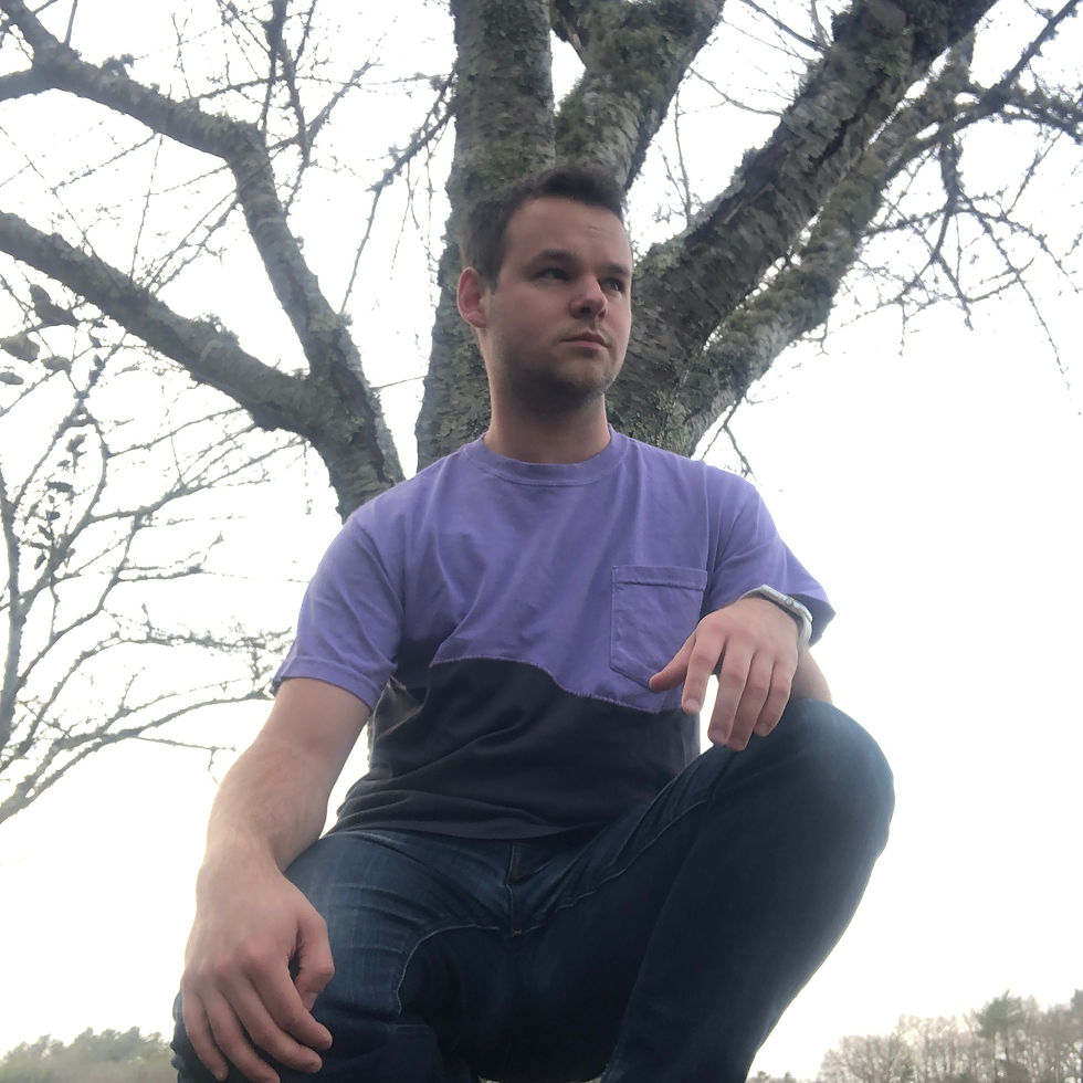 Thumbnail: Purple/Grey Medium T-shirt