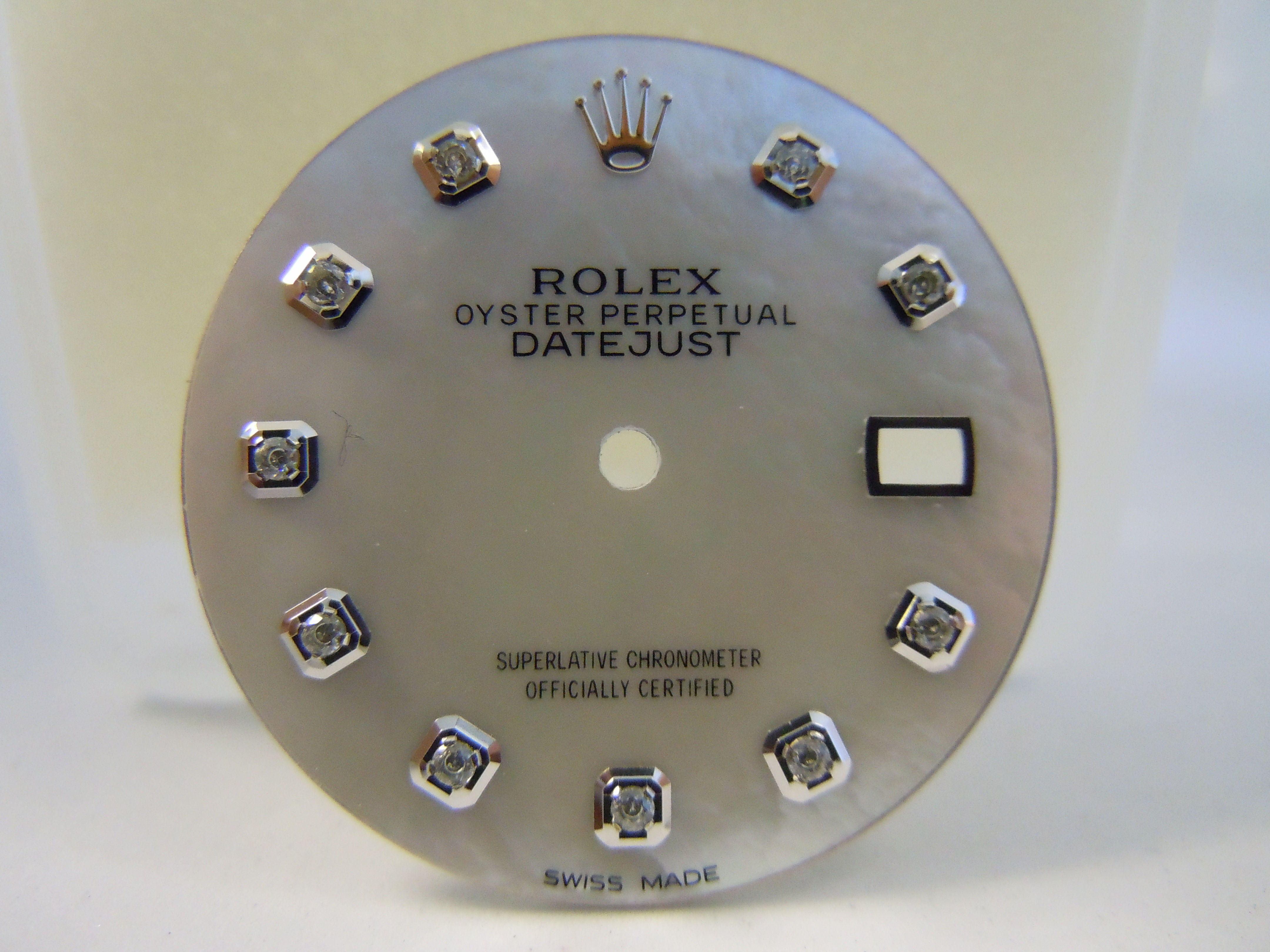 White MOP Custom Dial for Rolex Datejust 36 Cal 3035,3135