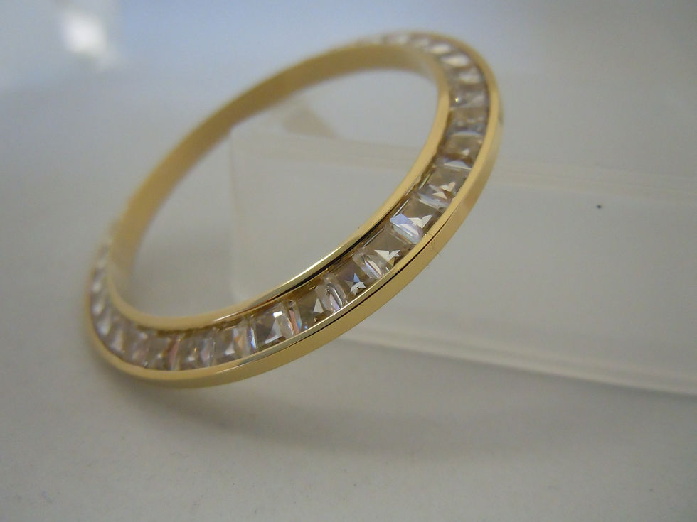 Thumbnail: Yellow GP White CZ for Rolex Daytona 116503,116508,116518,116578,116588,116598