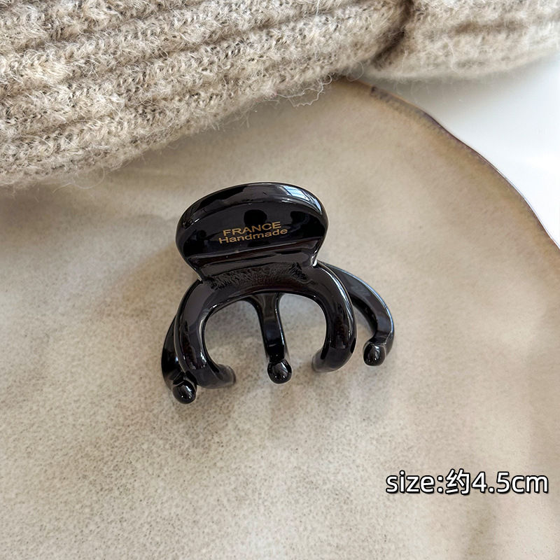 Thumbnail: Fashion French Hair Claw Clips Women Elegant Retro Crab Shark Clip Acetate High 