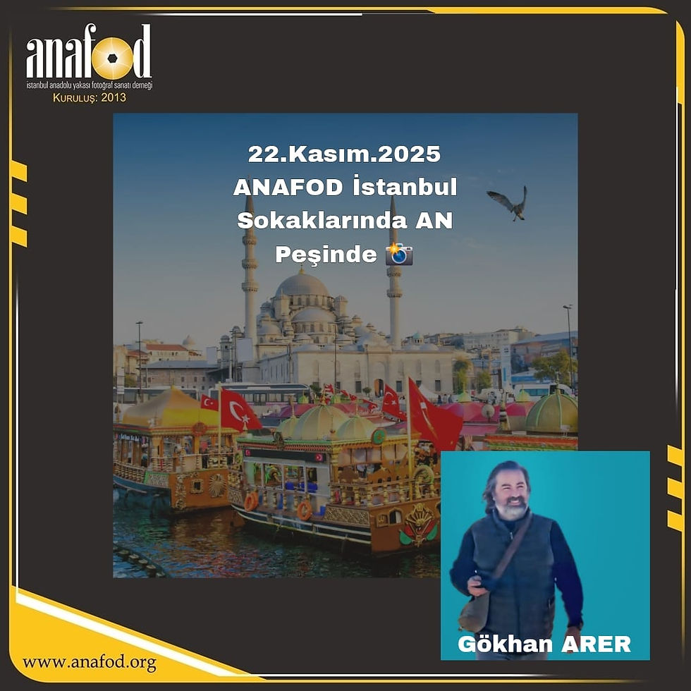 GÖKHAN ARER ile İstanbul sokaklarında AN peşinde