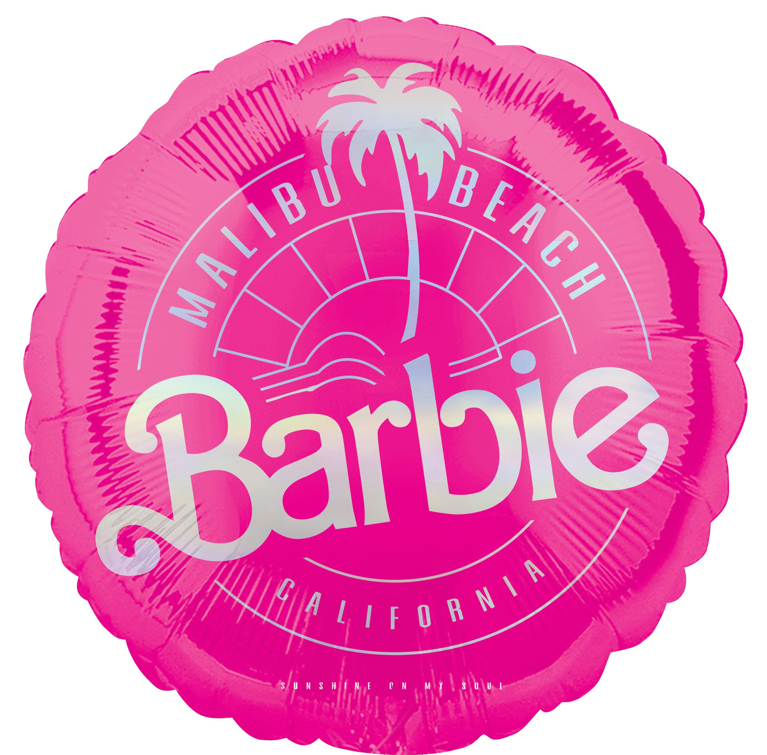 Barbie Hot Pink Foil Balloon