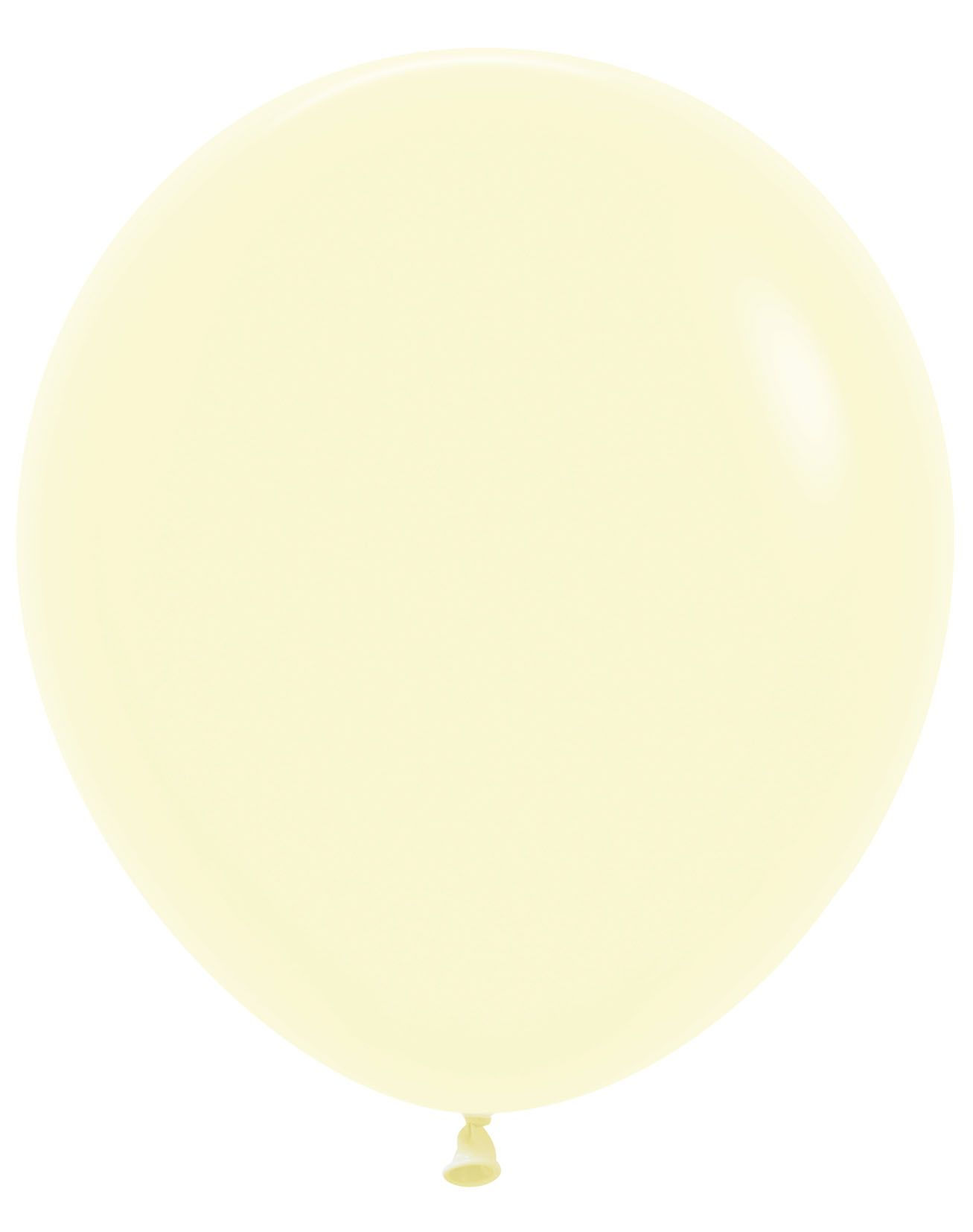 18" Pastel Matte Yellow (25pcs) Sempertex Balloons