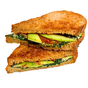 Fried Tomato & Avocado Toast