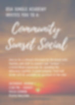 With the amazing sunsets we’ve been having lately, we’d love to invite all our families and friends to an afternoon of beach play and connection!