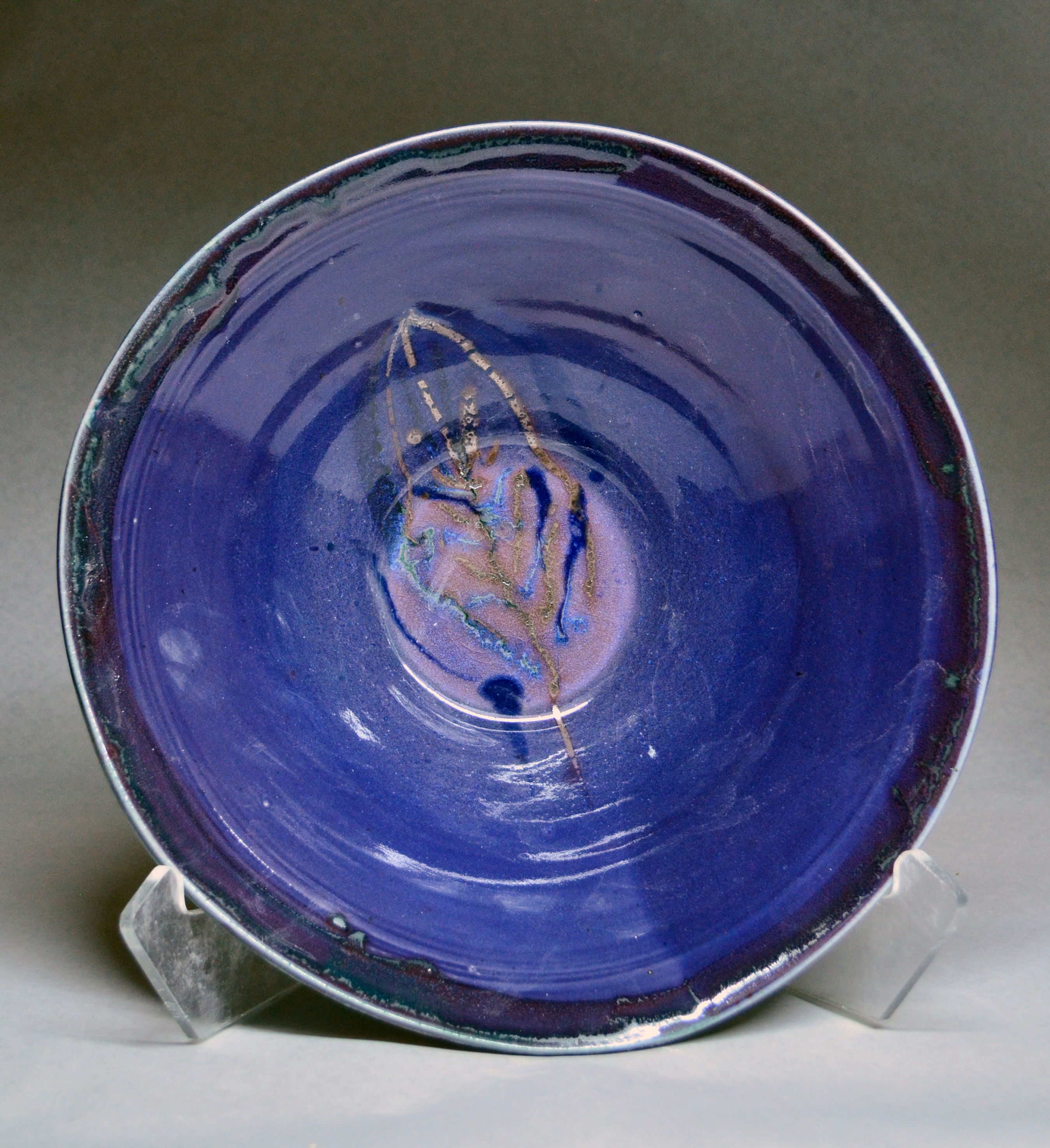 Leaf Blue Bowl