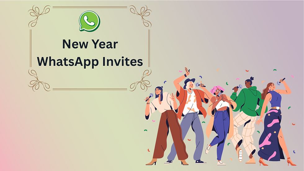 WhatsApp New Year Invitation Messages