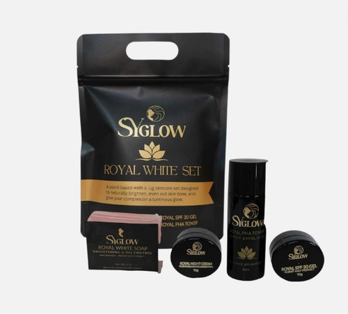 SY Glow Royal White Set ( Plant-Based whitening set) | Pinay